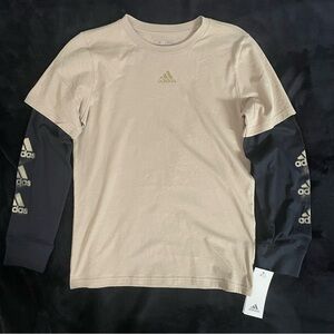 Adidas Tan Long Sleeve Shirt